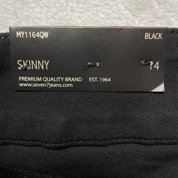 Seven7 Tummyless Slimmer Silhouette Women's Size 14 Body Sculping Skinny Jeans - Picture 12 of 15